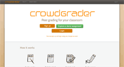 Desktop Screenshot of crowdgrader.org
