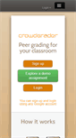 Mobile Screenshot of crowdgrader.org